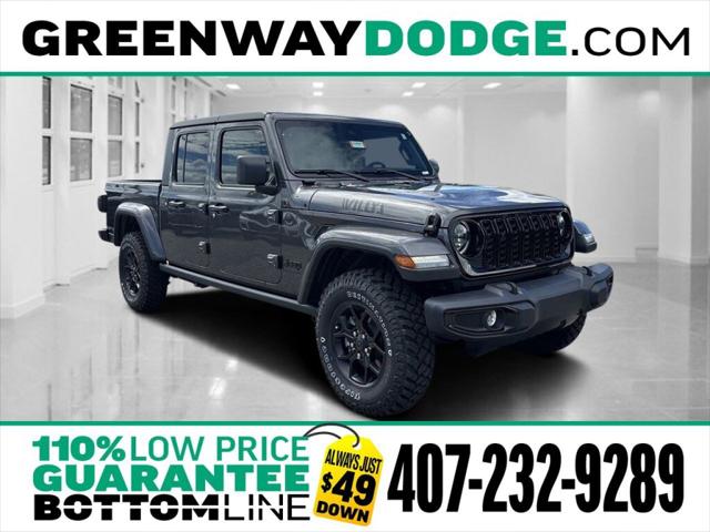 2025 Jeep Gladiator GLADIATOR WILLYS 4X4 2025 Jeep Gladiator GLADIATOR WILLYS 4X4