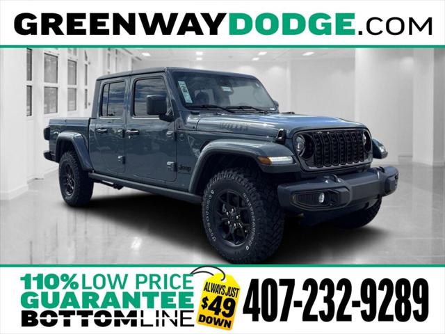 2025 Jeep Gladiator GLADIATOR WILLYS 4X4 2025 Jeep Gladiator GLADIATOR WILLYS 4X4