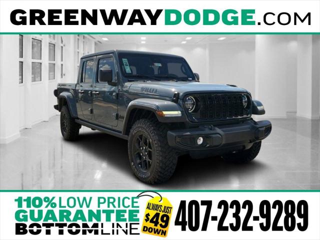 2025 Jeep Gladiator GLADIATOR WILLYS 4X4 2025 Jeep Gladiator GLADIATOR WILLYS 4X4