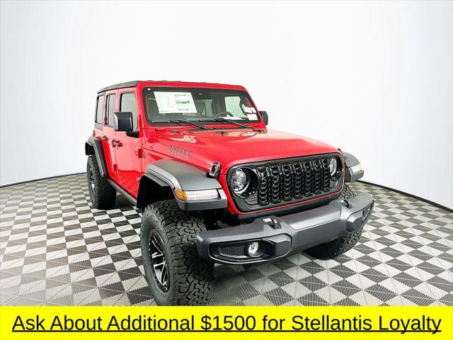 2025 Jeep Wrangler WRANGLER 4-DOOR WILLYS 2025 Jeep Wrangler WRANGLER 4-DOOR WILLYS