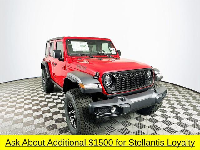 2025 Jeep Wrangler WRANGLER 4-DOOR WILLYS 2025 Jeep Wrangler WRANGLER 4-DOOR WILLYS