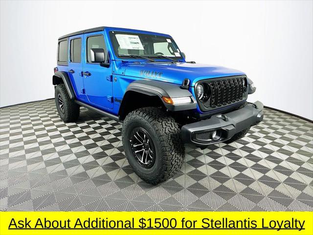 2025 Jeep Wrangler WRANGLER 4-DOOR WILLYS 2025 Jeep Wrangler WRANGLER 4-DOOR WILLYS