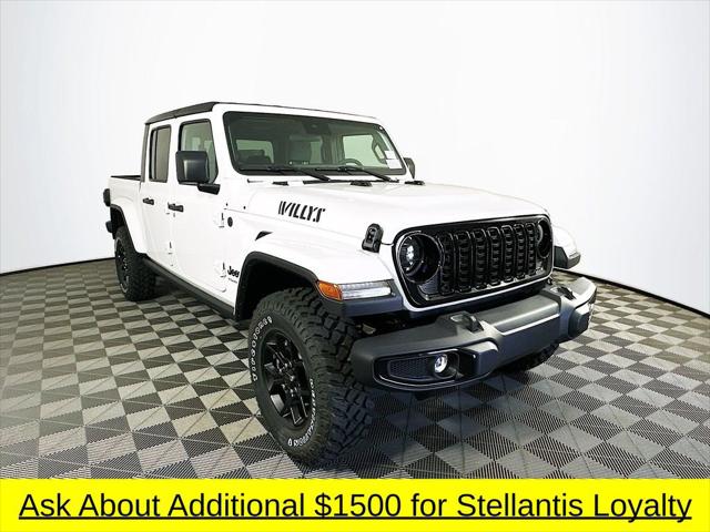 2025 Jeep Gladiator GLADIATOR WILLYS 4X4 2025 Jeep Gladiator GLADIATOR WILLYS 4X4