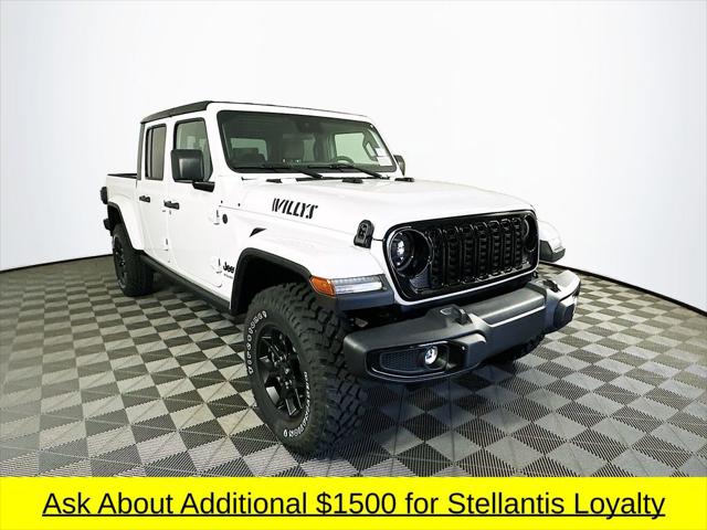 2025 Jeep Gladiator GLADIATOR WILLYS 4X4 2025 Jeep Gladiator GLADIATOR WILLYS 4X4