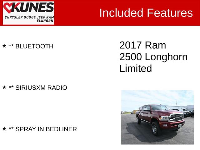 2017 RAM 2500 Limited Crew Cab 4x4 64 Box
