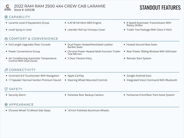 2022 RAM 2500 Laramie Crew Cab 4x4 64 Box