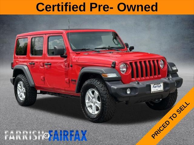 2021 Jeep Wrangler Unlimited Sport S 4x4 2021 Jeep Wrangler Unlimited Sport S 4x4