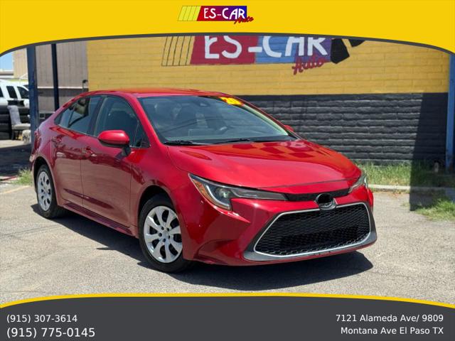 2020 Toyota Corolla LE for sale in El Paso, TX