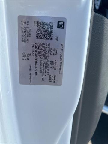 2025 Chevrolet Express Cargo Van RWD 2500 Regular Wheelbase WT