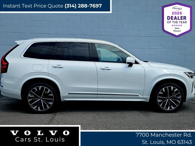 2026 Volvo XC90 Plus, B6 AWD Gas (mild hybrid), Gasoline, Bright, 7 Seats for sale in St. Louis, MO