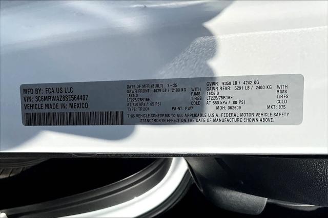 2025 Ram ProMaster Step Van Super High Roof 159" WB EXT