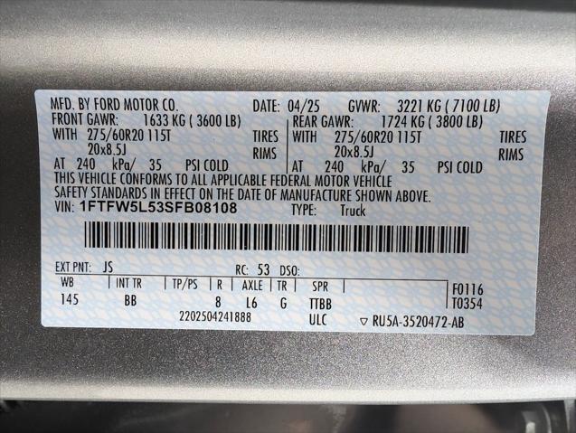 2025 Ford F-150 LARIAT