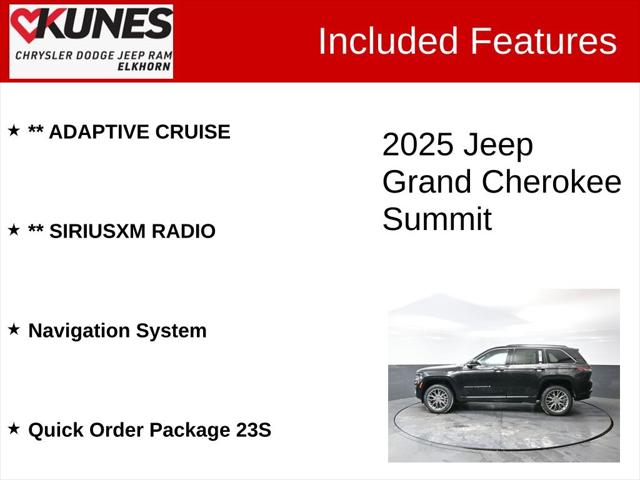 2025 Jeep Grand Cherokee GRAND CHEROKEE SUMMIT 4X4 2025 Jeep Grand Cherokee GRAND CHEROKEE SUMMIT 4X4