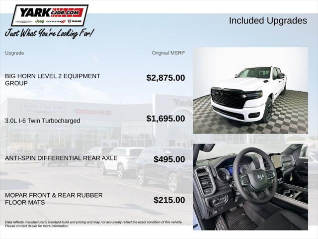 2026 RAM Ram 1500 RAM 1500 BIG HORN CREW CAB 4X4 57 BOX