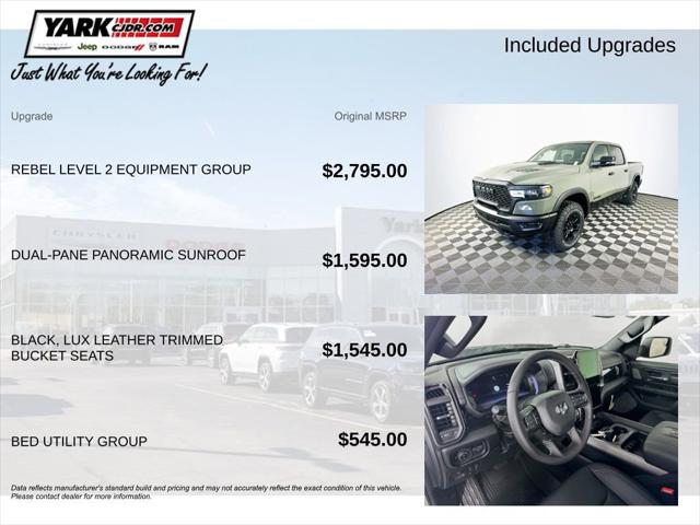 2026 RAM Ram 1500 RAM 1500 REBEL CREW CAB 4X4 57 BOX 2026 RAM Ram 1500 RAM 1500 REBEL CREW CAB 4X4 57 BOX