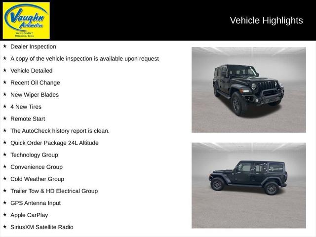 2020 Jeep Wrangler Unlimited Sport Altitude 4X4