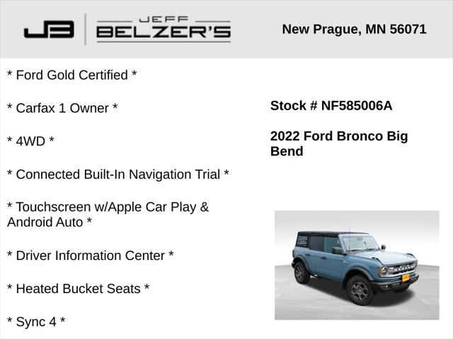 2022 Ford Bronco Big Bend