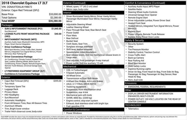 2018 Chevrolet Equinox LT
