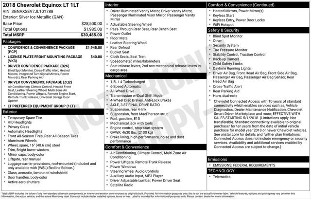 2018 Chevrolet Equinox LT