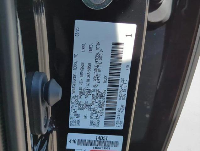 2025 Toyota Tundra Platinum