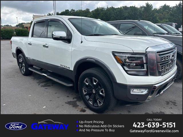 2021 Nissan Titan Crew Cab Platinum Reserve 4x4 for sale in Greeneville, TN