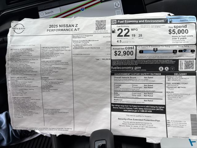 2025 Nissan Z Performance