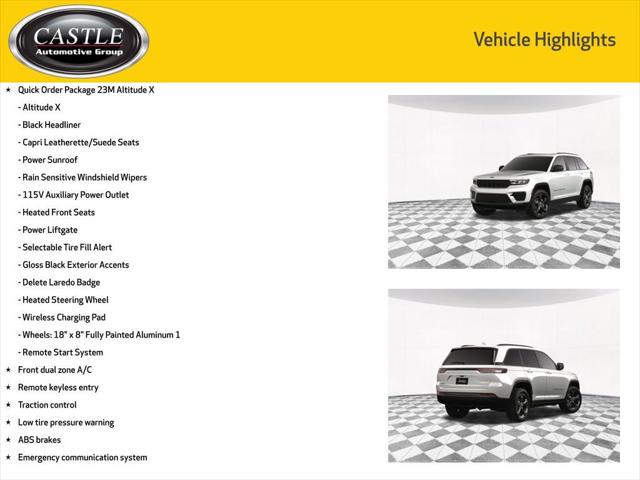 2025 Jeep Grand Cherokee GRAND CHEROKEE ALTITUDE X 4X4