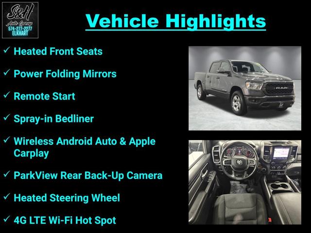 2023 Ram 1500 Big Horn Crew Cab 4x4 57 Box