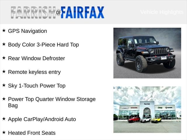 2025 Jeep Wrangler WRANGLER 4-DOOR RUBICON X