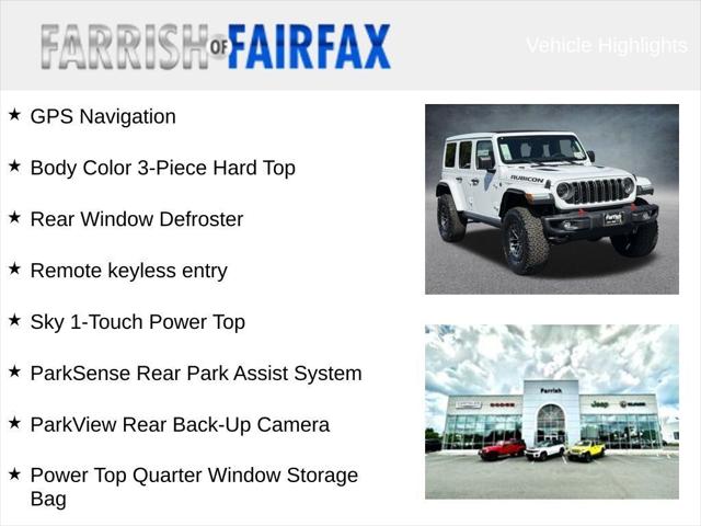 2025 Jeep Wrangler WRANGLER 4-DOOR RUBICON X