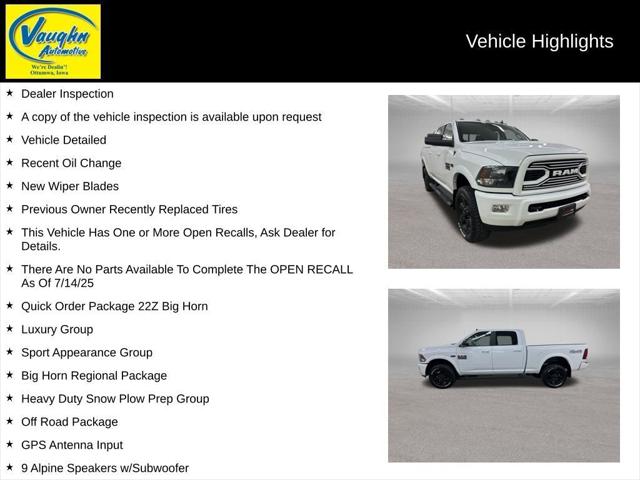 2018 RAM 2500 Big Horn