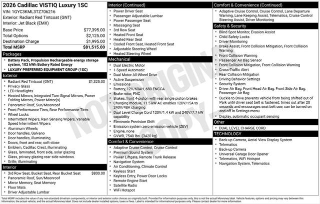 2026 Cadillac iQ Luxury