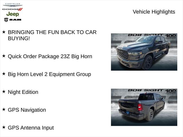 2025 RAM Ram 1500 RAM 1500 BIG HORN CREW CAB 4X4 57 BOX 2025 RAM Ram 1500 RAM 1500 BIG HORN CREW CAB 4X4 57 BOX