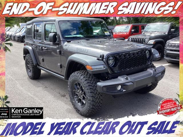 2025 Jeep Wrangler WRANGLER 4-DOOR WILLYS 2025 Jeep Wrangler WRANGLER 4-DOOR WILLYS