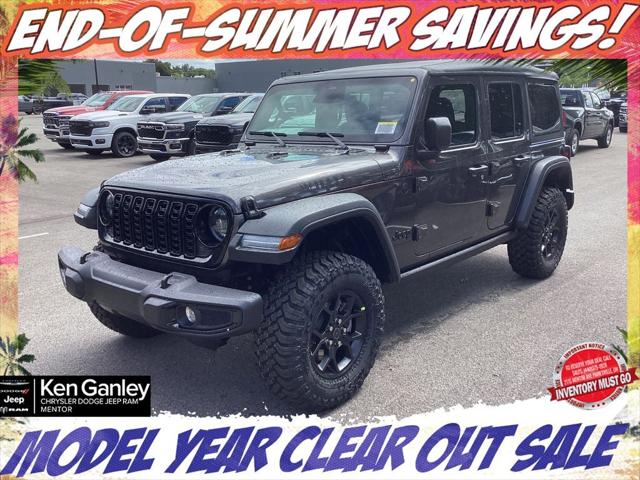 2025 Jeep Wrangler WRANGLER 4-DOOR WILLYS 2025 Jeep Wrangler WRANGLER 4-DOOR WILLYS