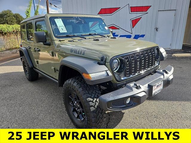 2025 Jeep Wrangler WRANGLER 4-DOOR WILLYS 2025 Jeep Wrangler WRANGLER 4-DOOR WILLYS