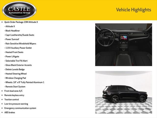 2025 Jeep Grand Cherokee GRAND CHEROKEE ALTITUDE X 4X4 2025 Jeep Grand Cherokee GRAND CHEROKEE ALTITUDE X 4X4