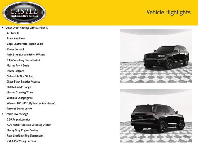 2025 Jeep Grand Cherokee GRAND CHEROKEE ALTITUDE X 4X4 2025 Jeep Grand Cherokee GRAND CHEROKEE ALTITUDE X 4X4