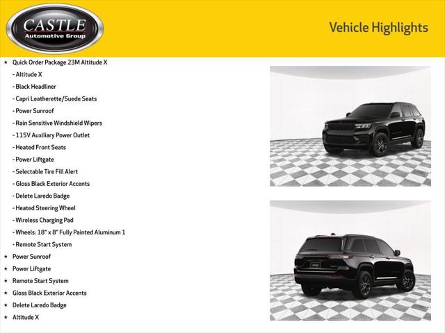 2025 Jeep Grand Cherokee GRAND CHEROKEE ALTITUDE X 4X4