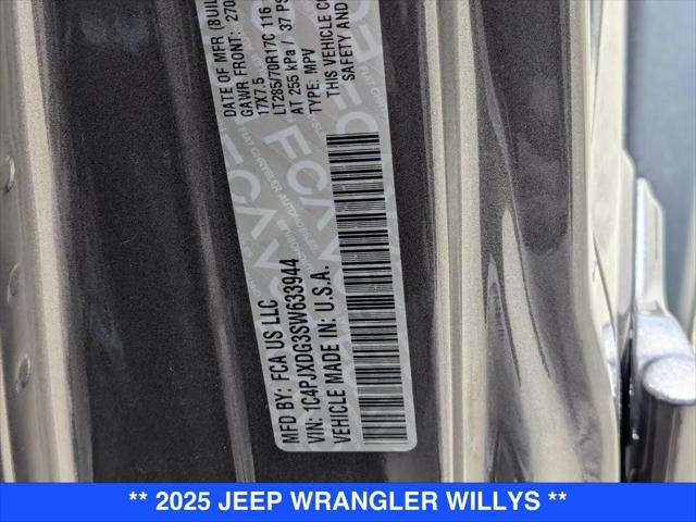 2025 Jeep Wrangler 4-Door Willys 4x4