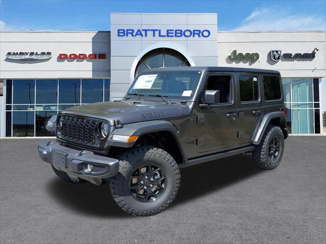 2025 Jeep Wrangler 4-Door Willys 4x4 for sale in Brattleboro, VT