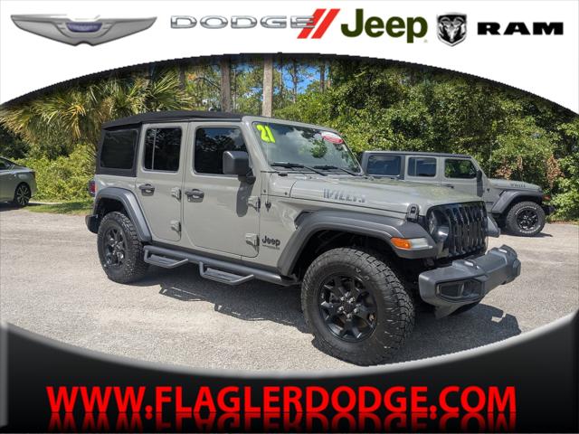 2021 Jeep Wrangler Unlimited Willys 4x4 2021 Jeep Wrangler Unlimited Willys 4x4