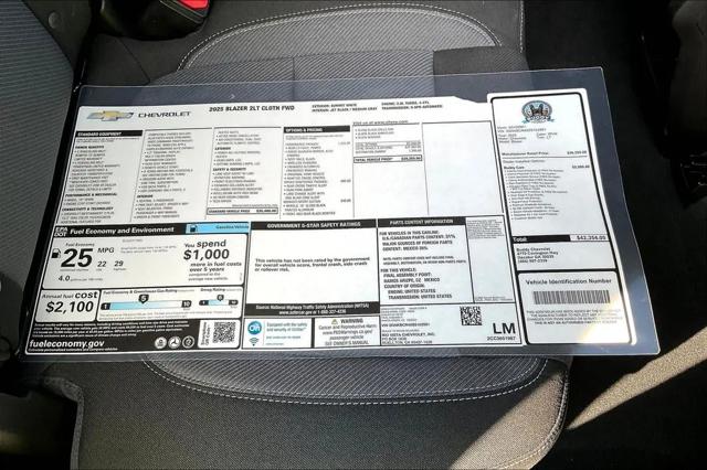 2025 Chevrolet Blazer FWD 2LT