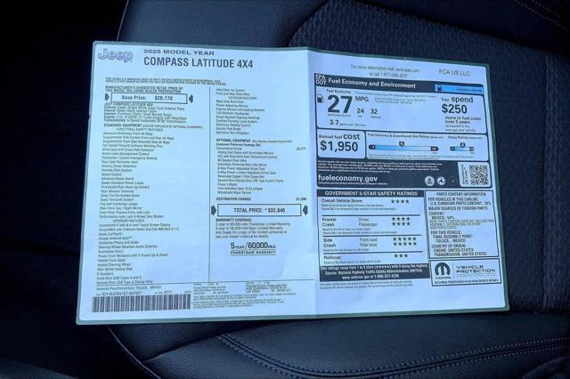 2025 Jeep Compass Latitude 4x4