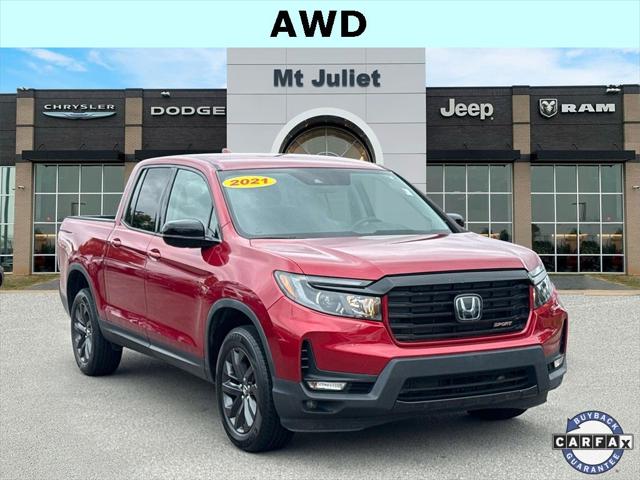 2021 Honda Ridgeline AWD Sport