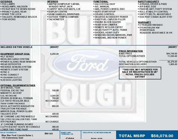 2018 Ford F-150 XLT