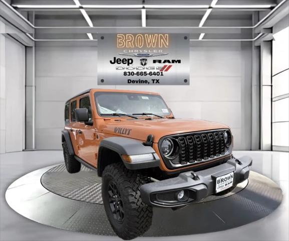 2025 Jeep Wrangler 4-Door Willys 4x4 for sale in Devine, TX