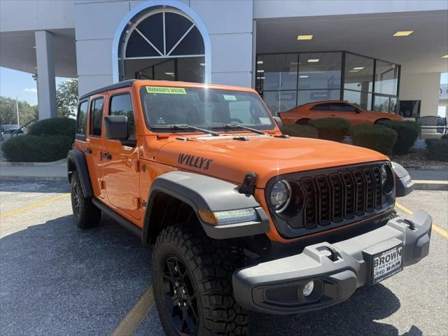 2025 Jeep Wrangler 4-Door Willys 4x4 for sale in Devine, TX