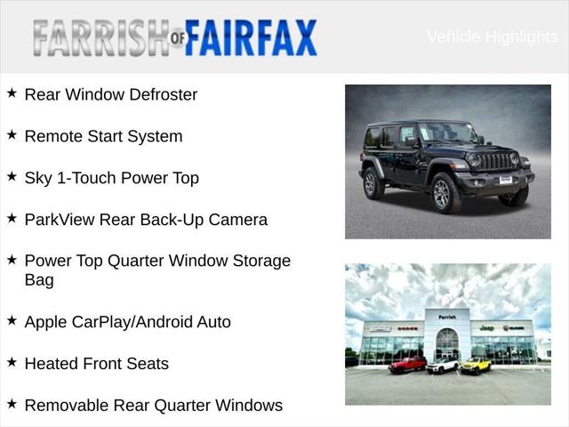 2025 Jeep Wrangler WRANGLER 4-DOOR SPORT S 2025 Jeep Wrangler WRANGLER 4-DOOR SPORT S