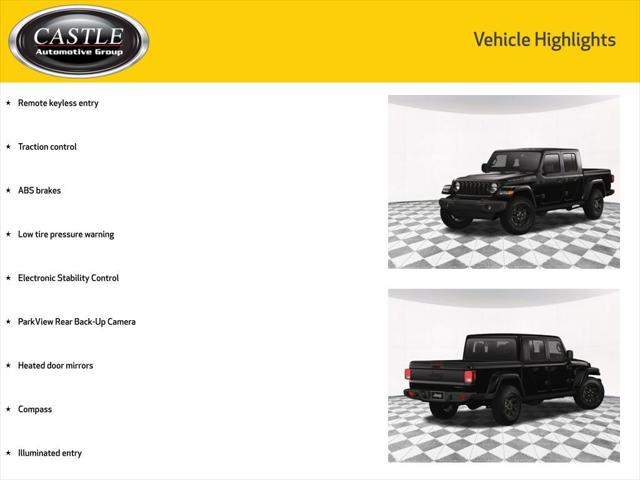 2025 Jeep Gladiator GLADIATOR HIGH TIDE 4X4 2025 Jeep Gladiator GLADIATOR HIGH TIDE 4X4